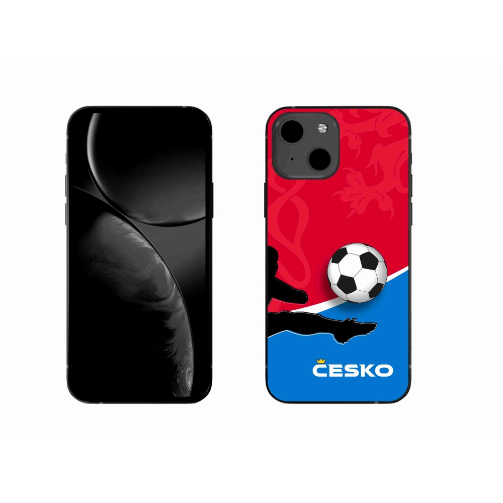 Gelový kryt mmCase na iPhone 13 6.1 - fotbal Česko 2