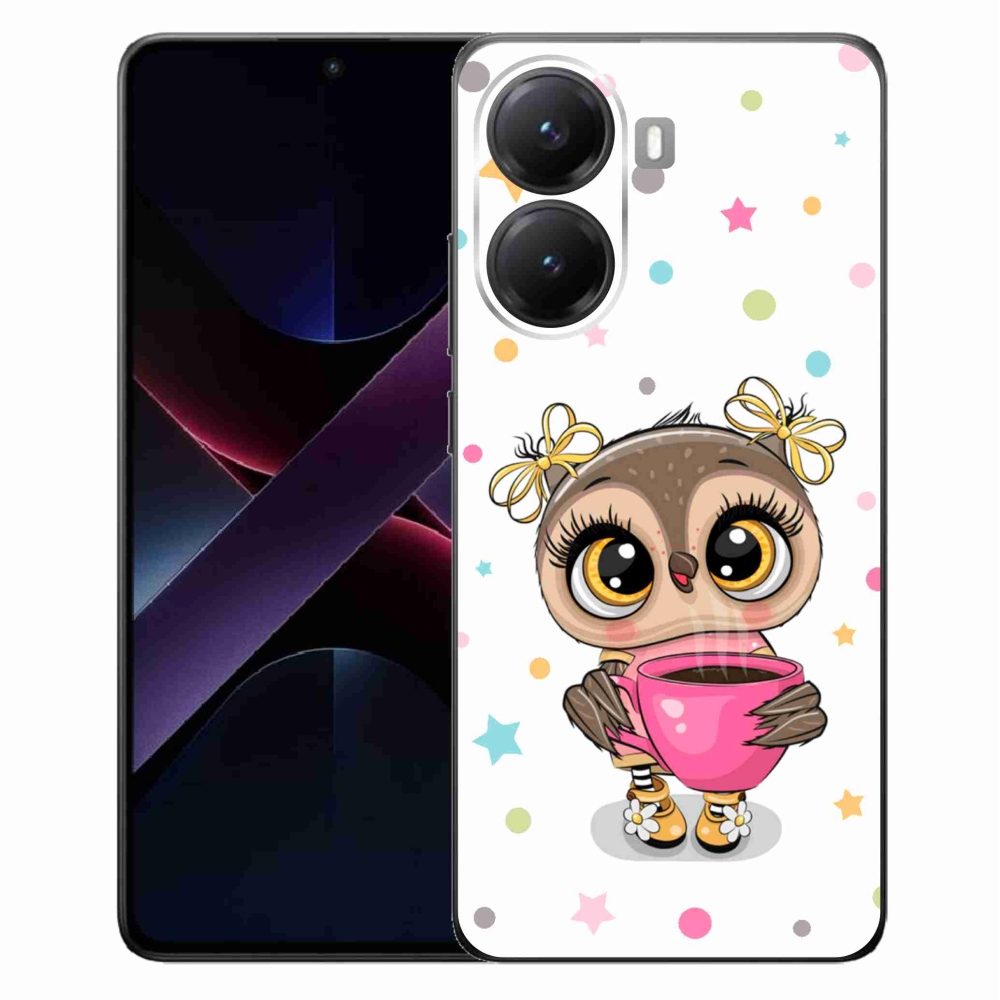 Gelový kryt mmCase na Xiaomi Poco X7 Pro 5G - kreslená sovička