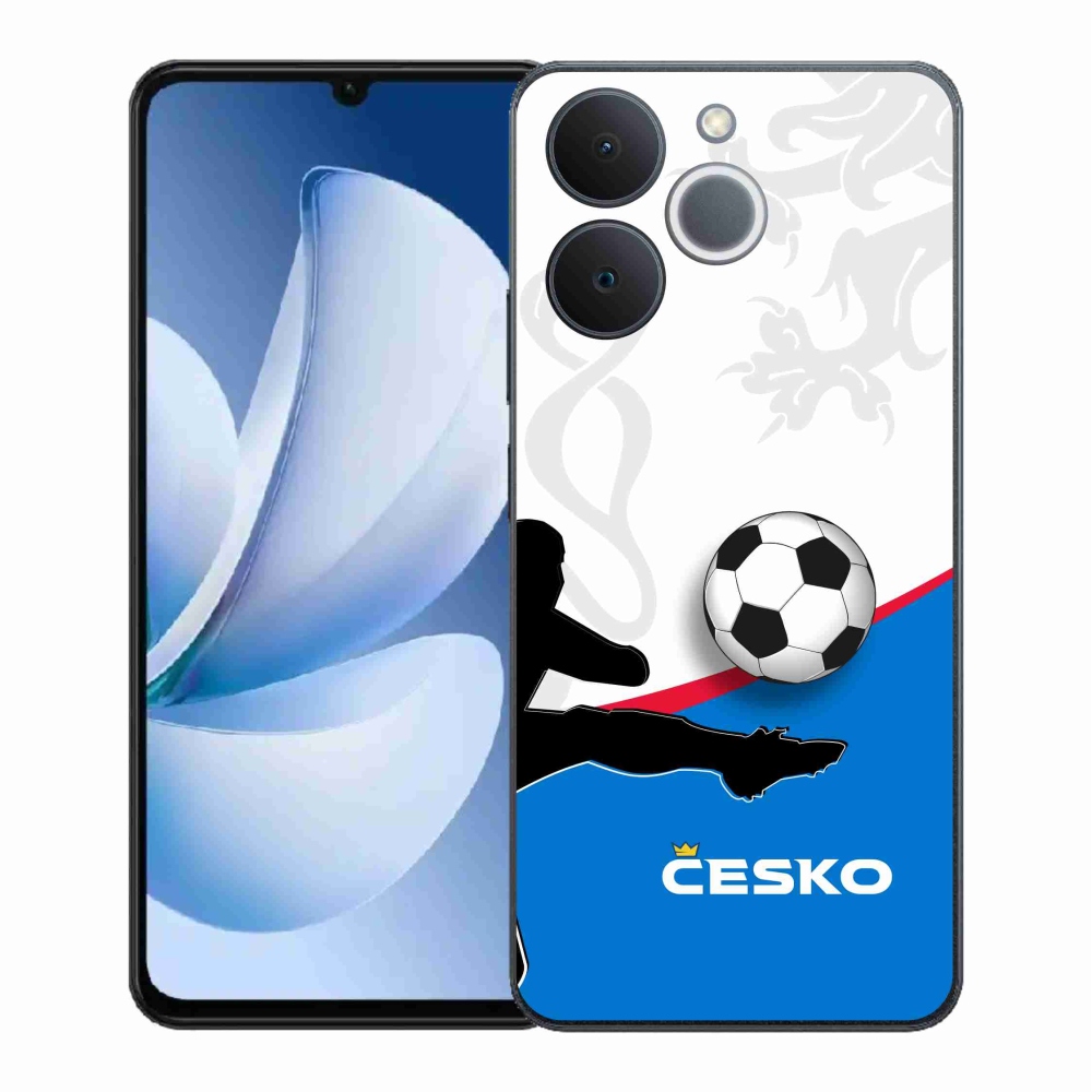 Gelový kryt mmCase na Realme Note 70T - fotbal Česko 3
