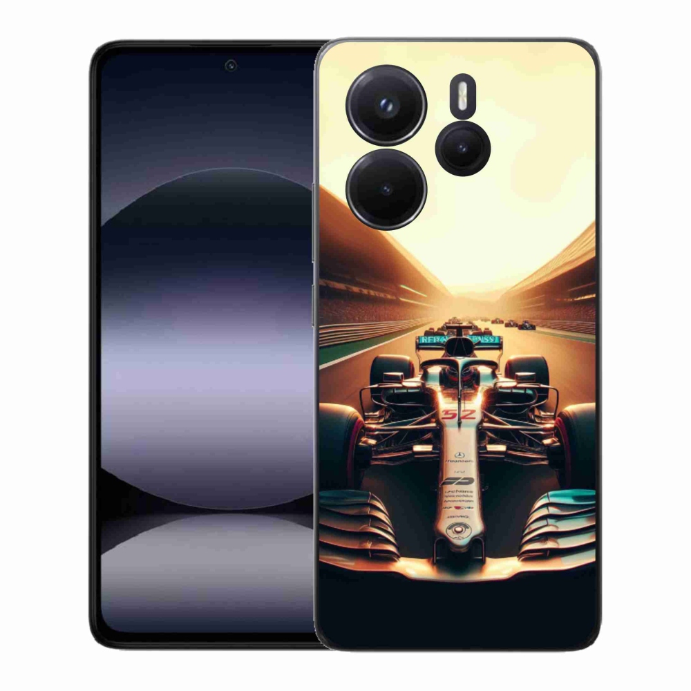Gelový kryt mmCase na Xiaomi Redmi Note 14 - formule 1