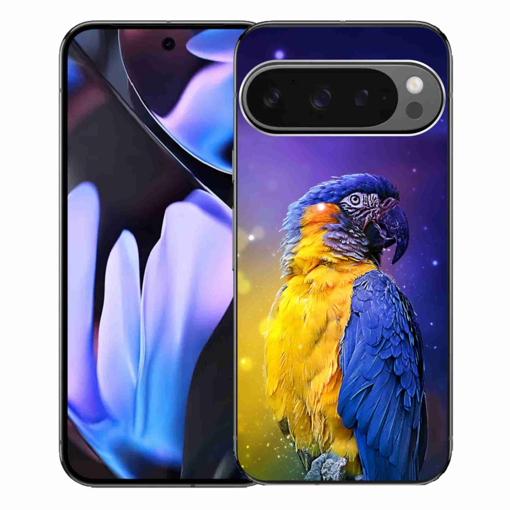 Gelový obal mmCase na Google Pixel 9 Pro XL - papoušek ara 1