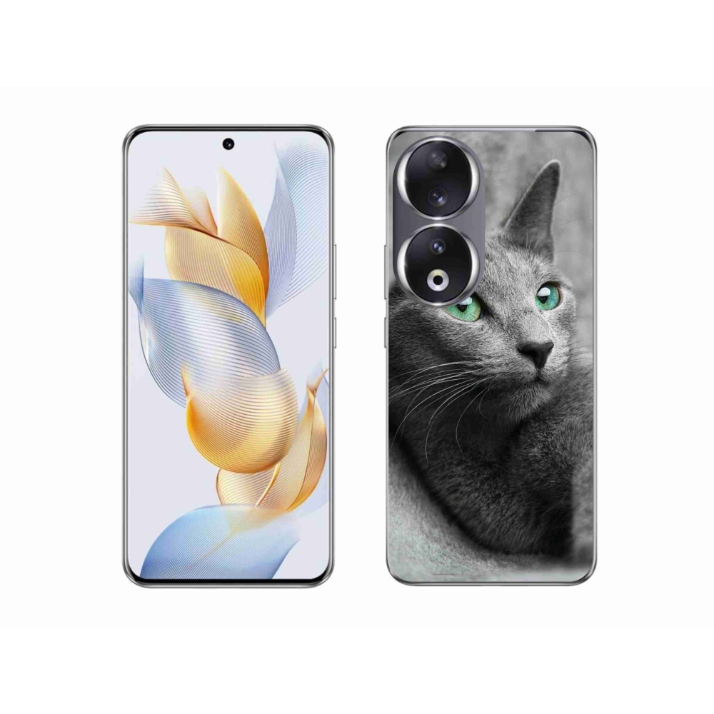 Gelový kryt mmCase na Honor 90 - kočka 2