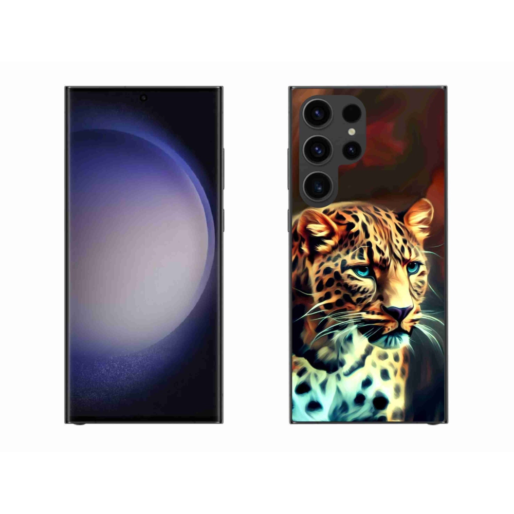 Gelový kryt mmCase na Samsung Galaxy S23 Ultra 5G - leopard