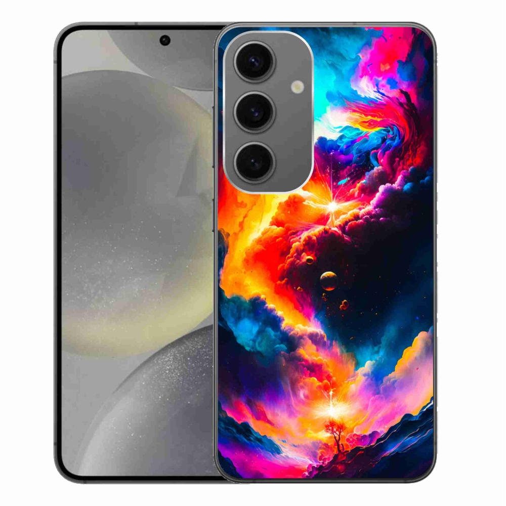 Gelový kryt mmCase na Samsung Galaxy S24+ - abstraktní motiv