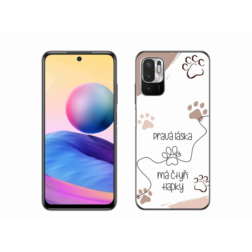 Gelový kryt mmCase na Xiaomi Poco M3 Pro/5G - psí motiv 1 bílé pozadí
