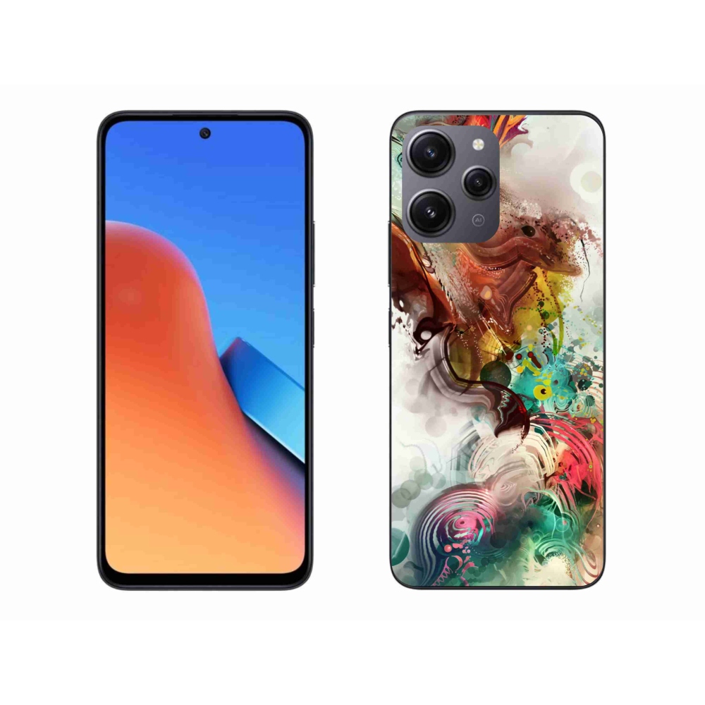 Gelový kryt mmCase na Xiaomi Redmi 12 - abstrakt 1