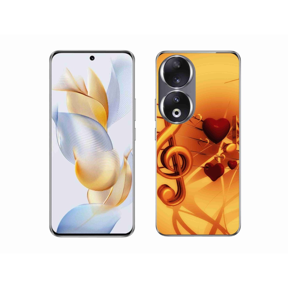 Gelový kryt mmCase na Honor 90 - noty
