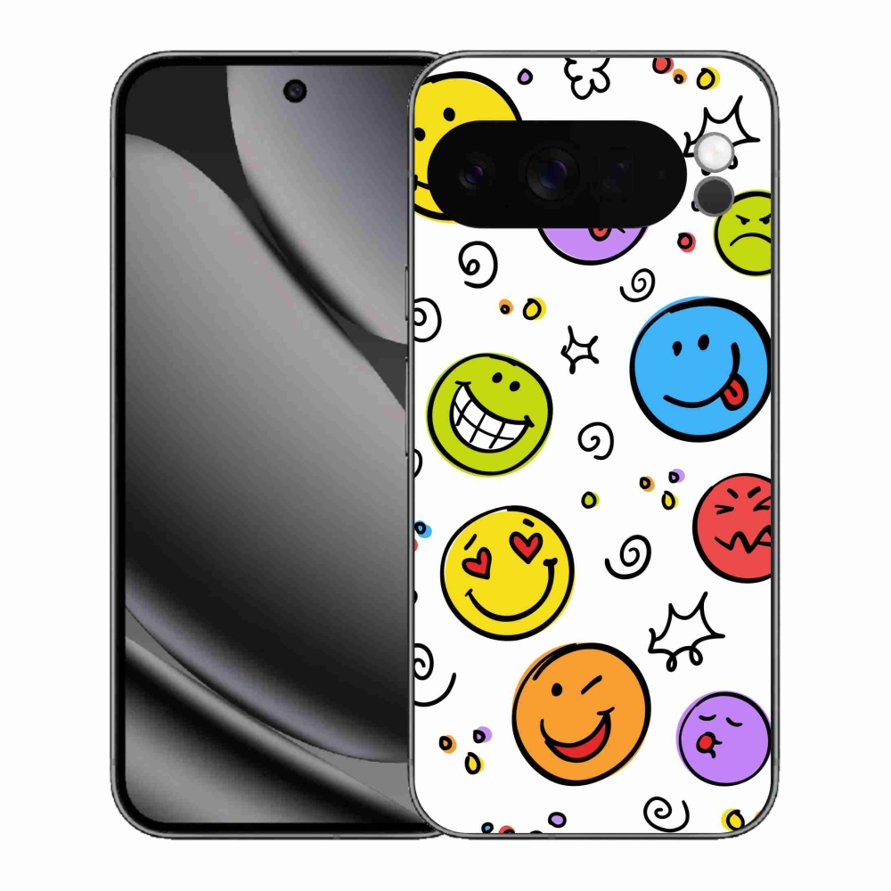 Gelový kryt mmCase na Google Pixel 10 Pro XL - smajlíci