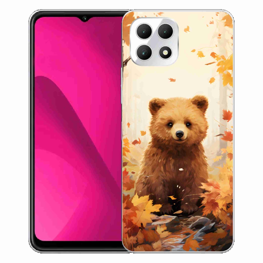Gelový kryt mmCase na T-Mobile T Phone 2 - medvěd v lese