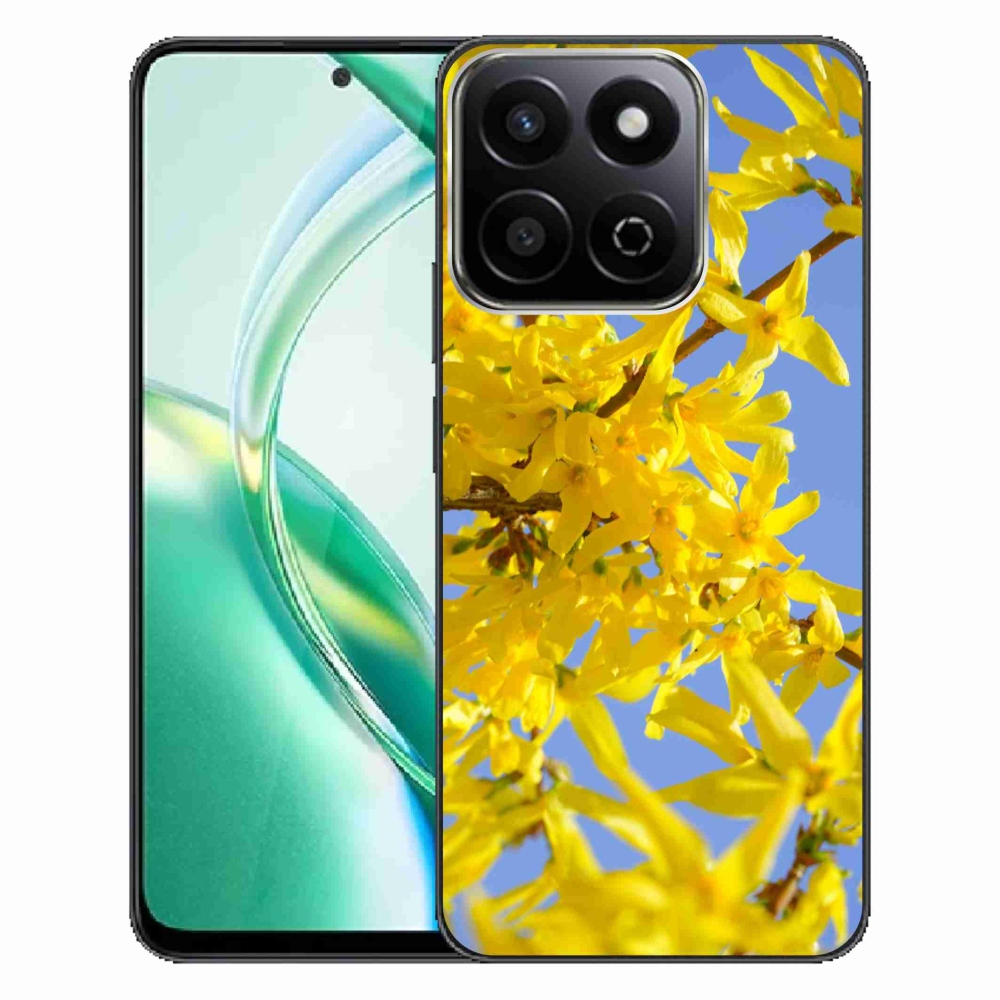 Gelový kryt mmCase na Honor 200 Smart 5G - žluté květy