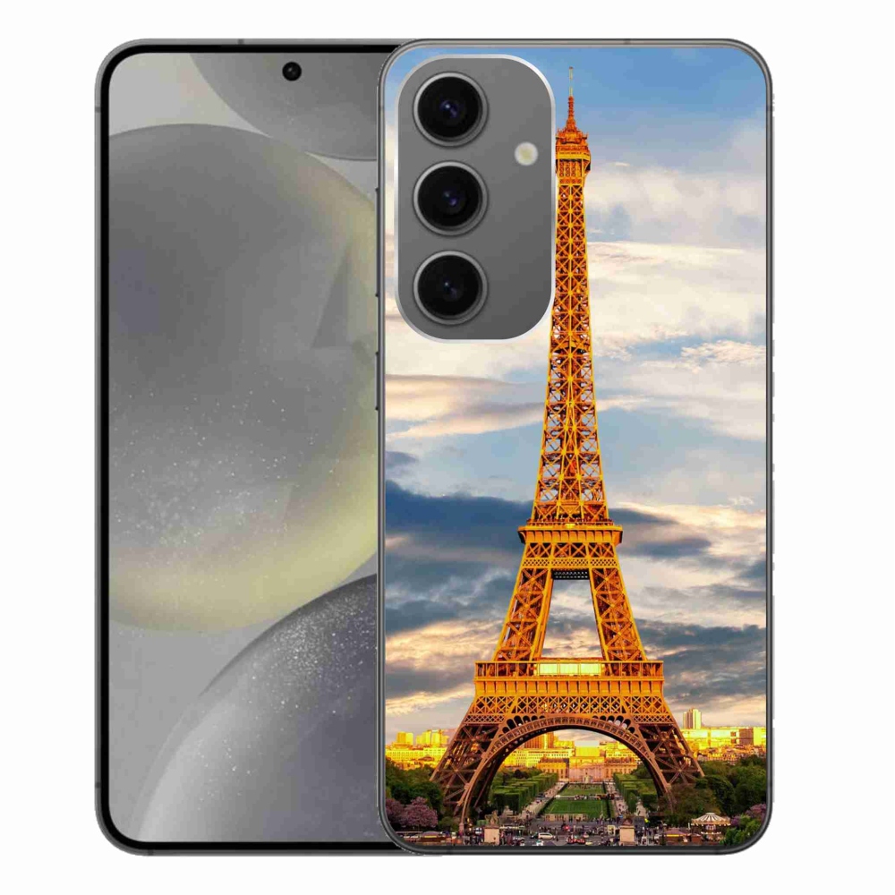 Gelový kryt mmCase na Samsung Galaxy S24+ - eiffelova věž 3