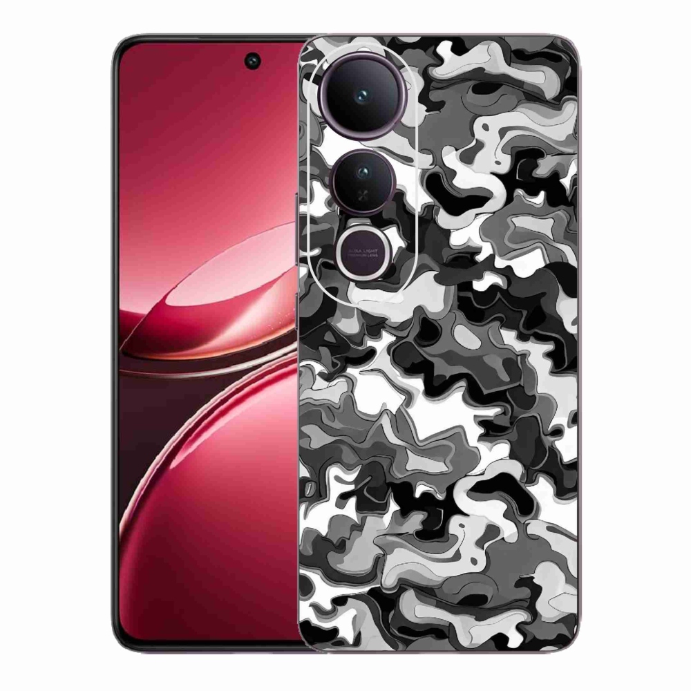 Gelový kryt mmCase na Vivo V50 Lite 4G/5G - maskáčový vzor 3