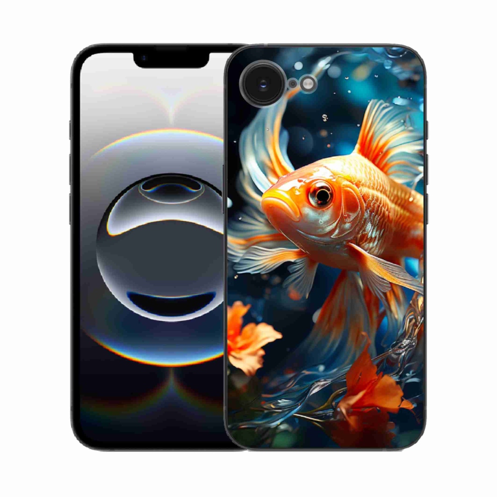 Gelový kryt mmCase na iPhone 16e - rybka