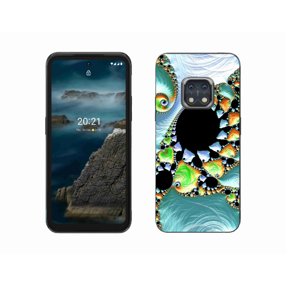 Gelový kryt mmCase na Nokia XR20 - abstraktní motiv 21