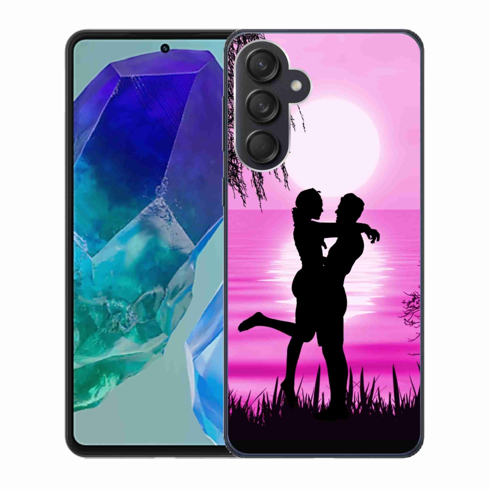 Gelový obal mmCase na Samsung Galaxy M55 5G - západ slunce