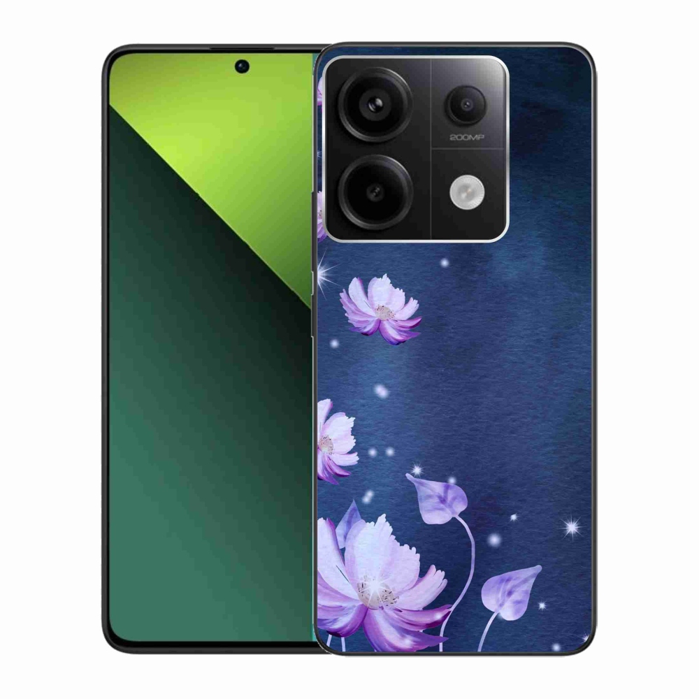 Gelový obal mmCase na Xiaomi Redmi Note 13 Pro 5G/Poco X6 5G - padající květy