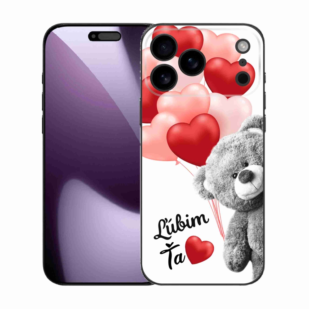 Gelový kryt mmCase na iPhone 17 Pro Max - ľúbim ťa sk