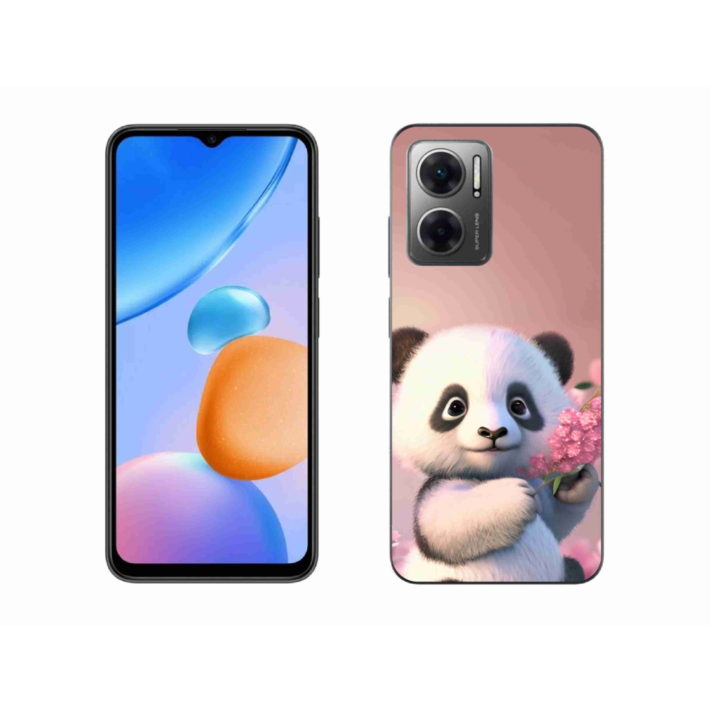Gelový kryt mmCase na Xiaomi Redmi 10 5G - roztomilá panda