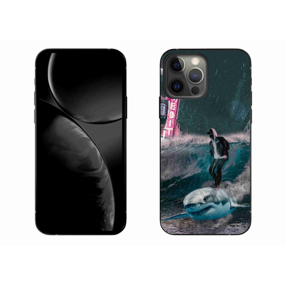 Gelový kryt mmCase na iPhone 13 Pro Max - žralok