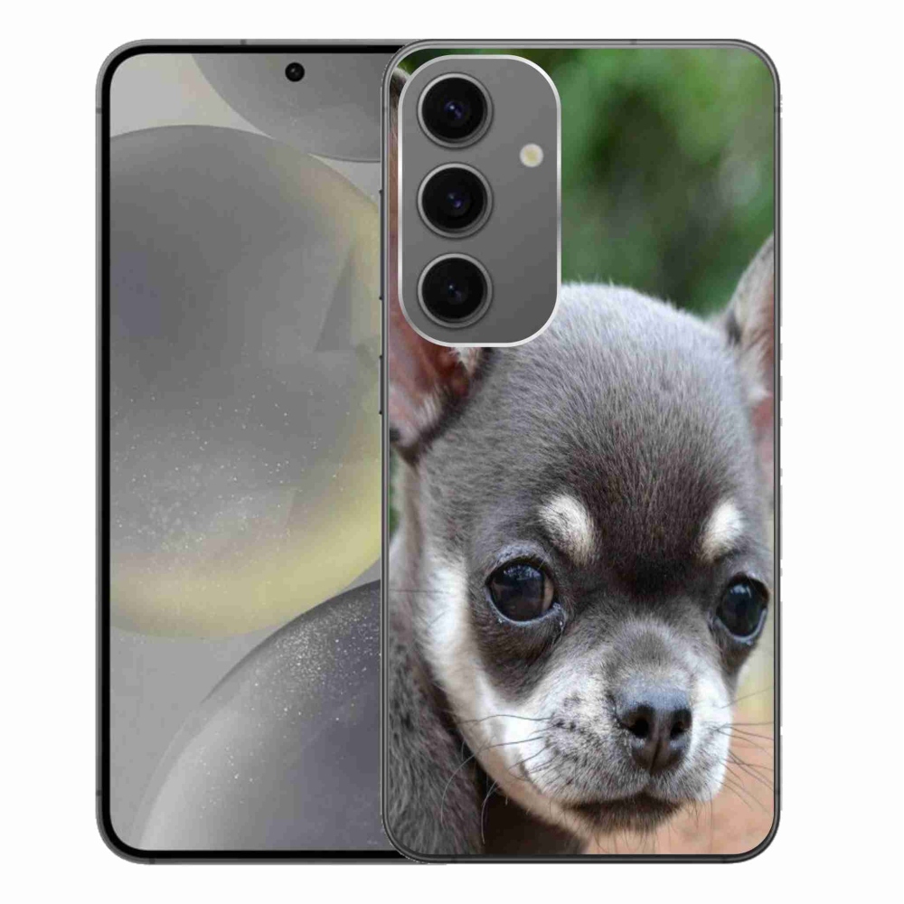 Gelový obal mmCase na Samsung Galaxy S24+ - čivava