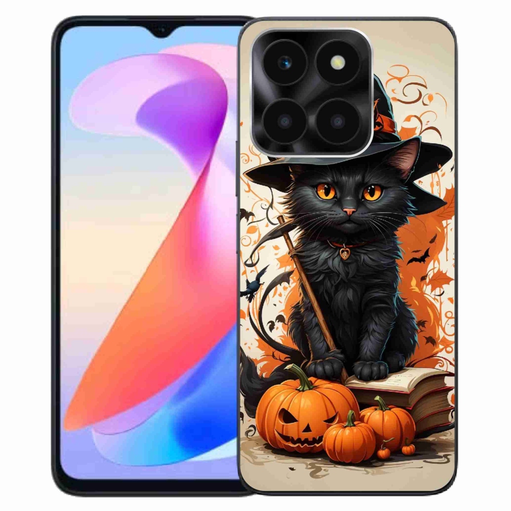Gelový kryt mmCase na Honor X6a - kocour čaroděj