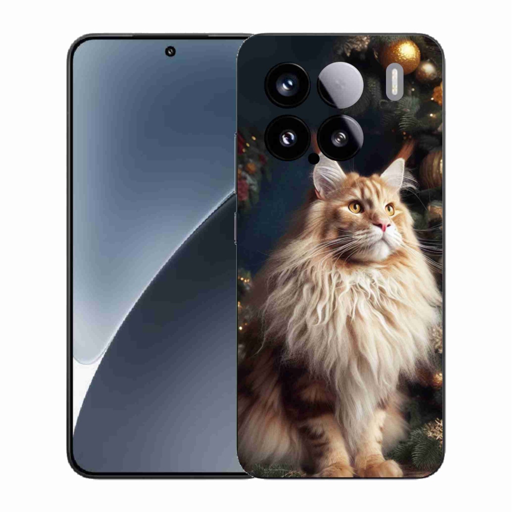 Gelový kryt mmCase na Xiaomi 15 - kočka u stromku