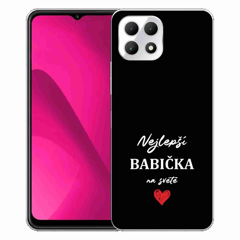 Gelový kryt mmCase na T-Mobile T Phone 2 - nejlepší babička 1 černé pozadí