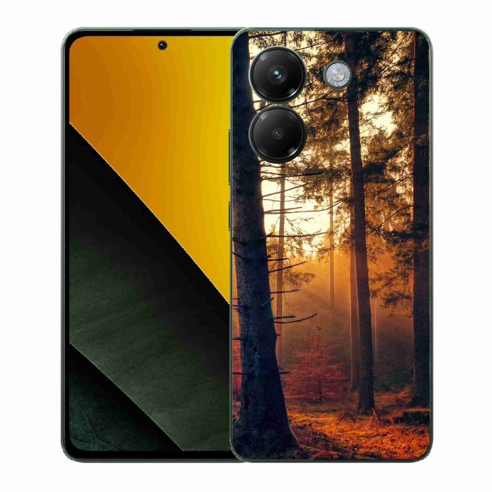 Gelový kryt mmCase na Xiaomi Poco M7 Pro 5G - les