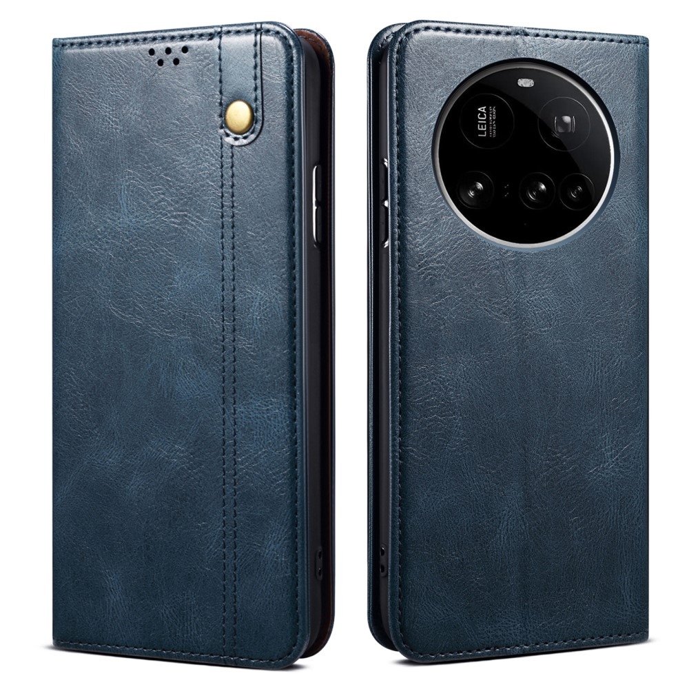 Waxy knížkové pouzdro na Xiaomi 15 Ultra - modré