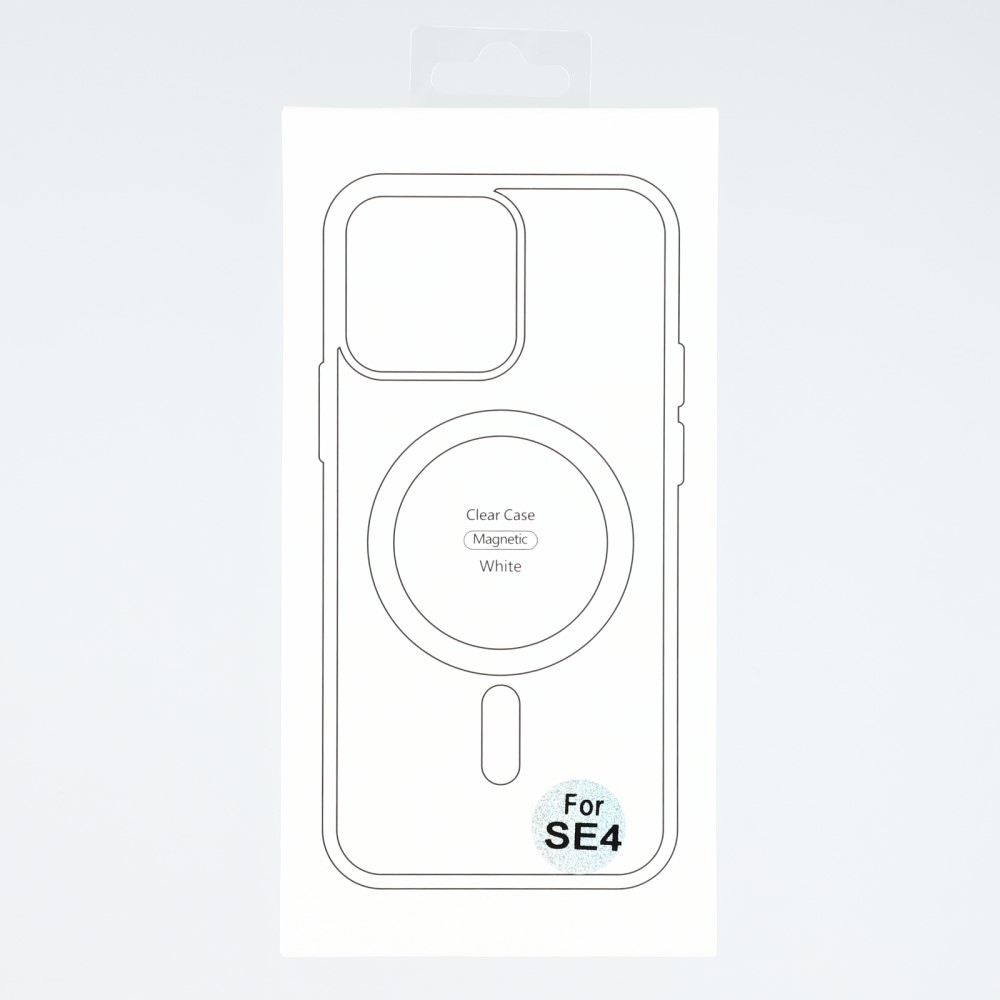 Matte gelový obal s podporou MagSafe na iPhone 16e - bílý