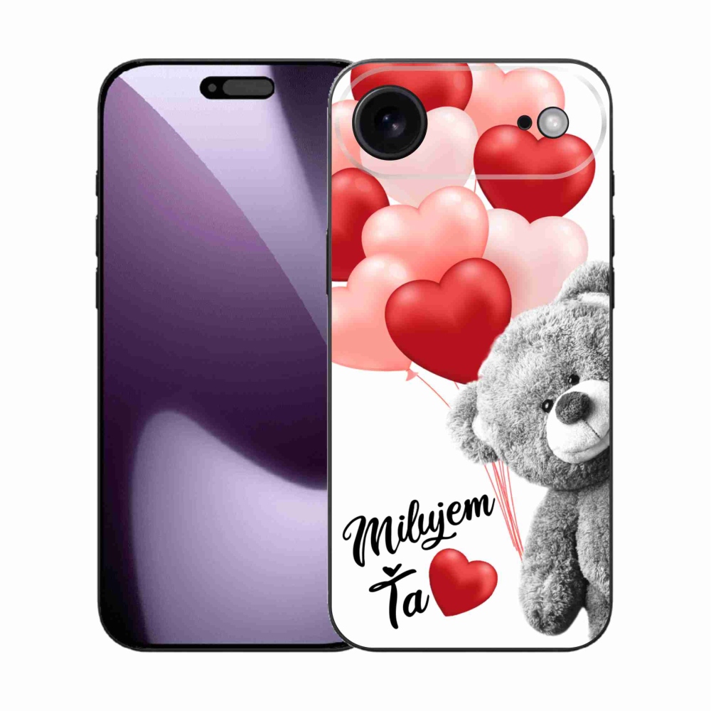Gelový kryt mmCase na iPhone 17 Air - milujem Ťa sk