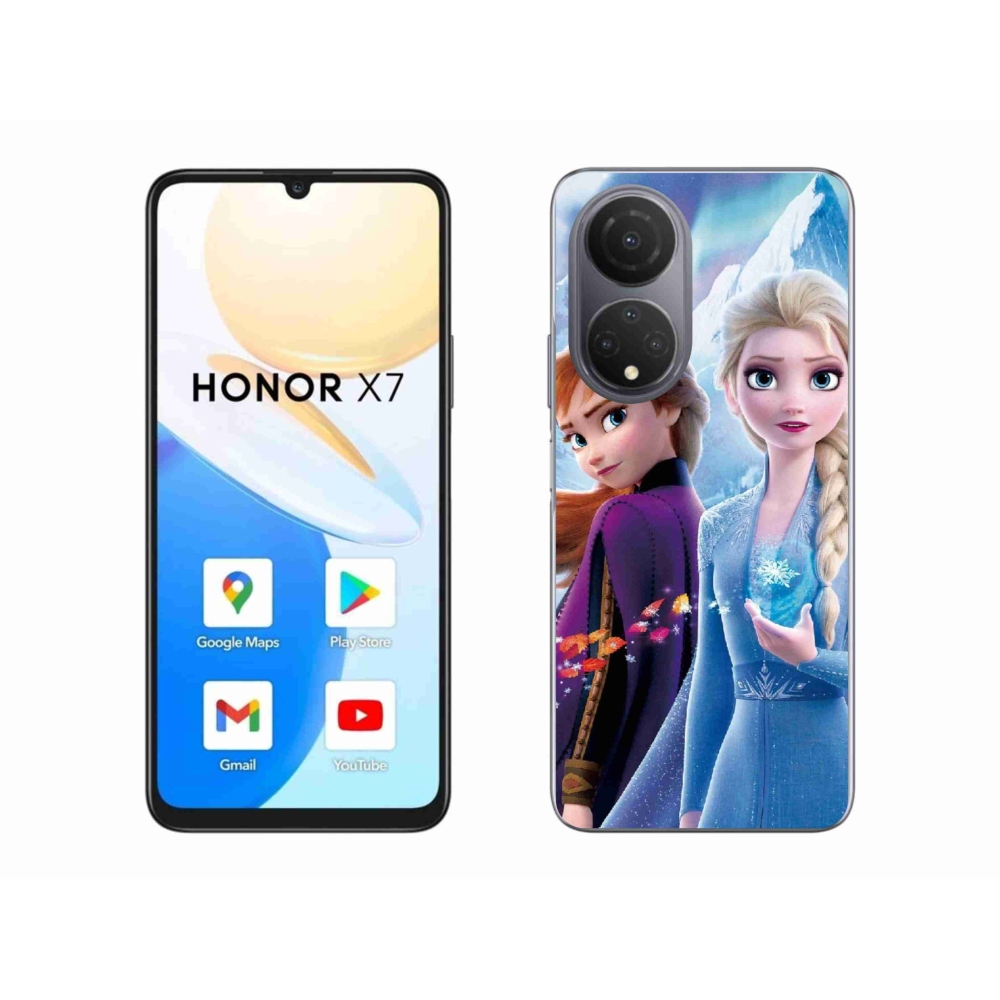 Gelový kryt mmCase na Honor X7 - ledové království 3