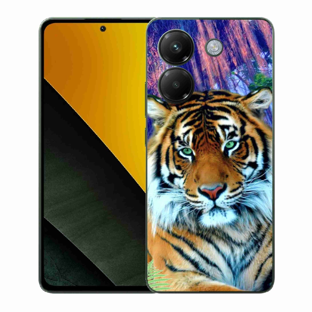 Gelový kryt mmCase na Xiaomi Poco M7 Pro 5G - tygr