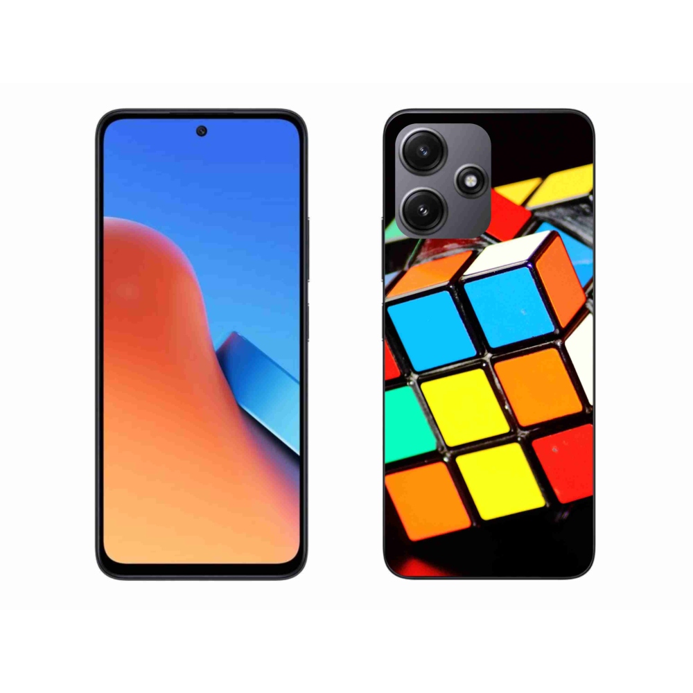 Gelový obal mmCase na Xiaomi Redmi 12 5G - rubikova kostka