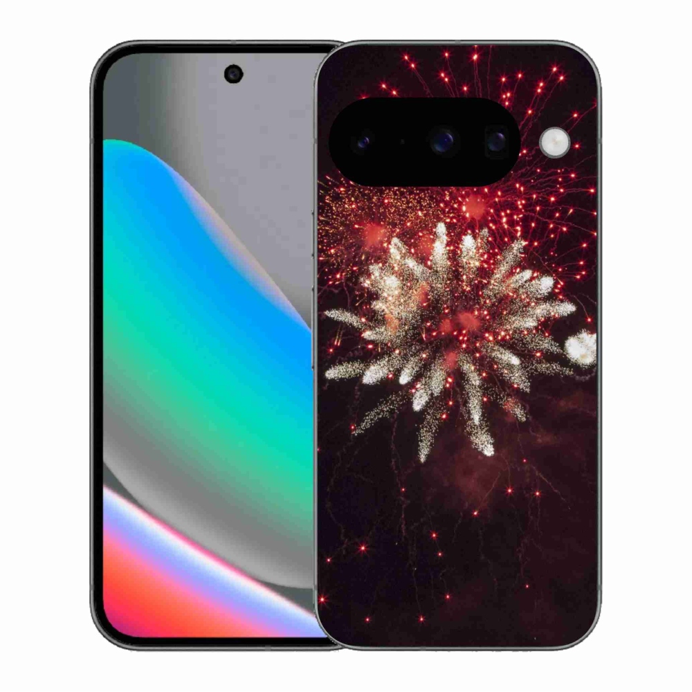 Gelový kryt mmCase na Google Pixel 10 - ohňostroj