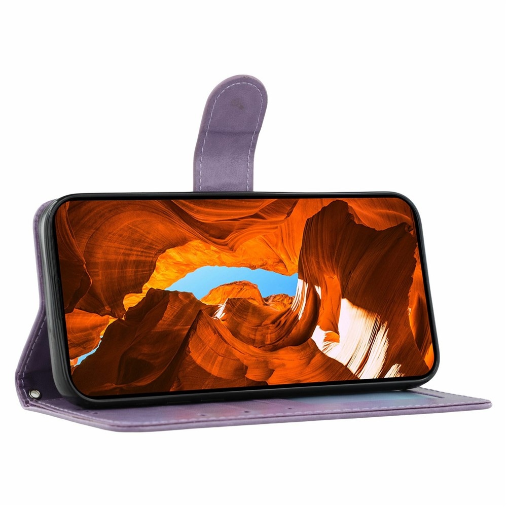 Clots knížkové pouzdro na Xiaomi Redmi 15 5G - fialové