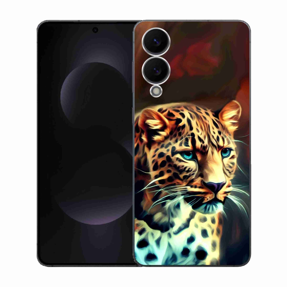 Gelový kryt mmCase na Samsung Galaxy S25 Edge - leopard