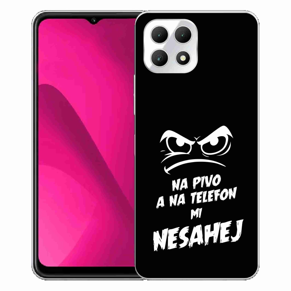 Gelový kryt mmCase na T-Mobile T Phone 2 - pivní motiv 2 černé pozadí