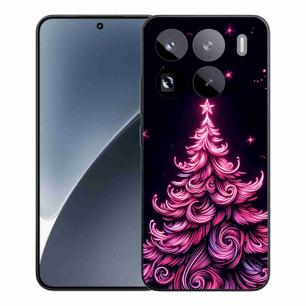 Gelový kryt mmCase na Xiaomi 15 Pro - neonový vánoční stromek 2