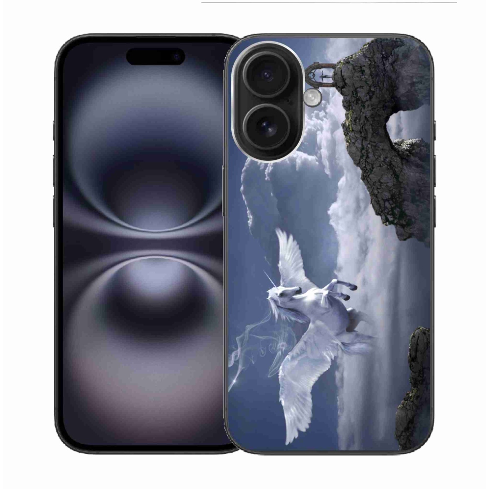 Gelový kryt mmCase na iPhone 16 - pegas