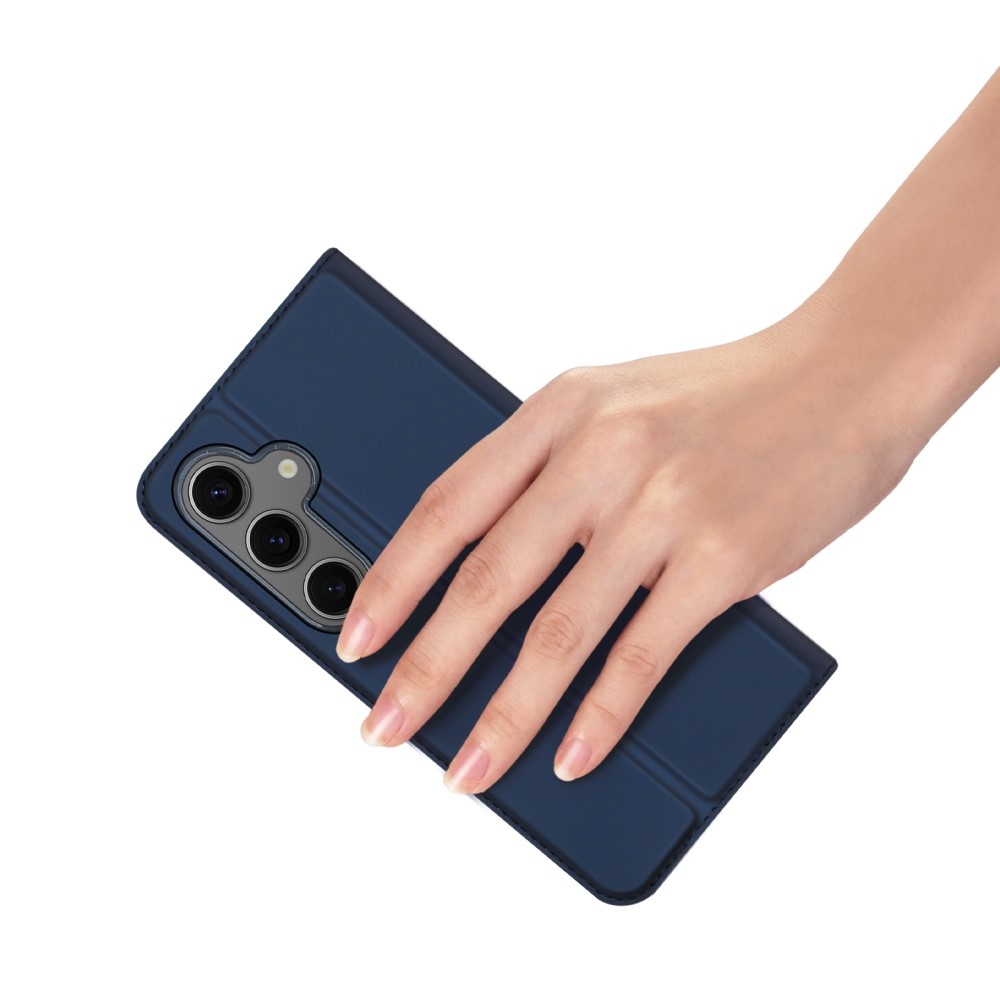 DUX knížkové pouzdro na Samsung Galaxy S24 FE - tmavěmodré