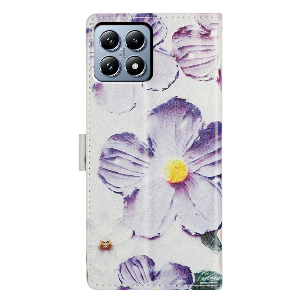 Secure knížkové pouzdro na Xiaomi 15T Pro - fialové květy