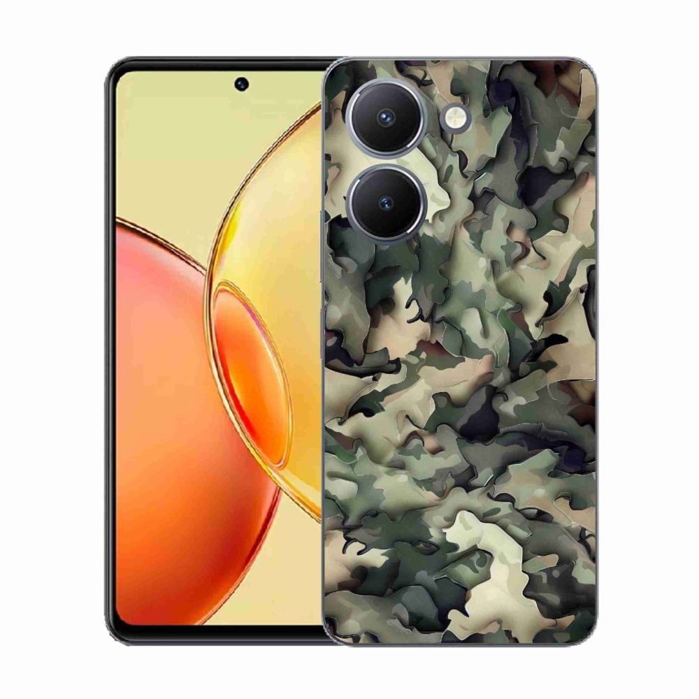 Gelový kryt mmCase na Vivo Y36 - maskáčový vzor 9