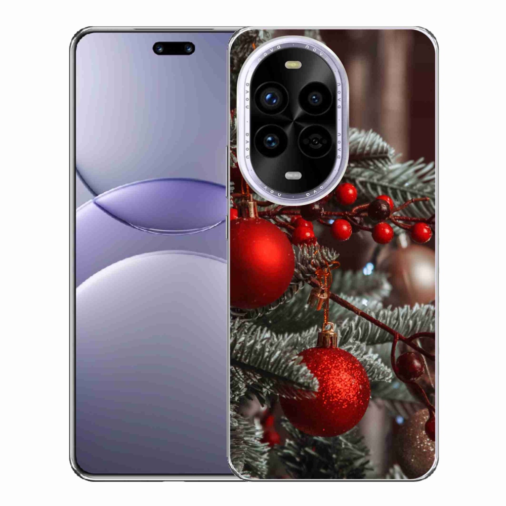 Gelový kryt mmCase na Huawei Nova 13 Pro 5G - vánoční ozdoby 2
