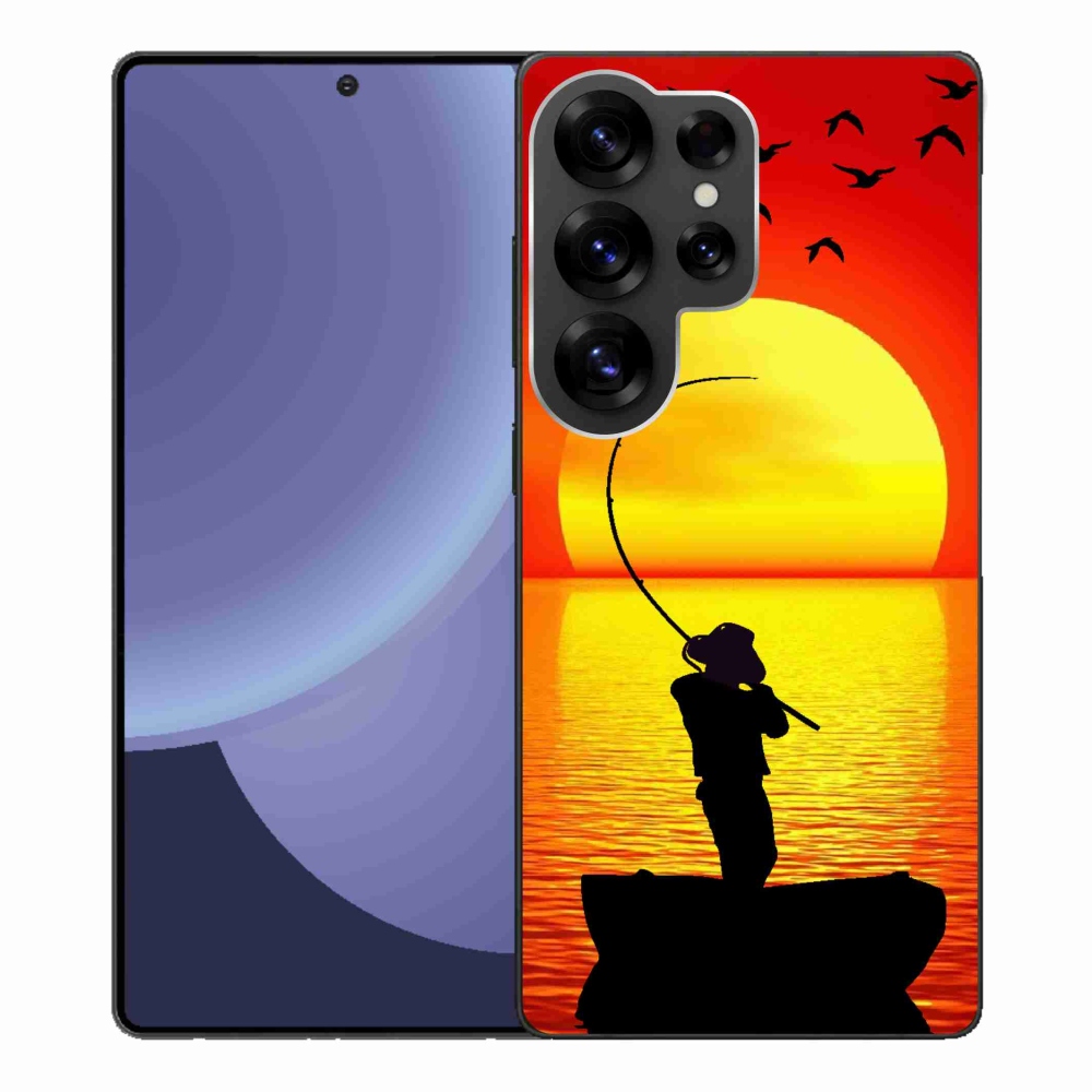 Gelový kryt mmCase na Samsung Galaxy S25 Ultra - rybaření