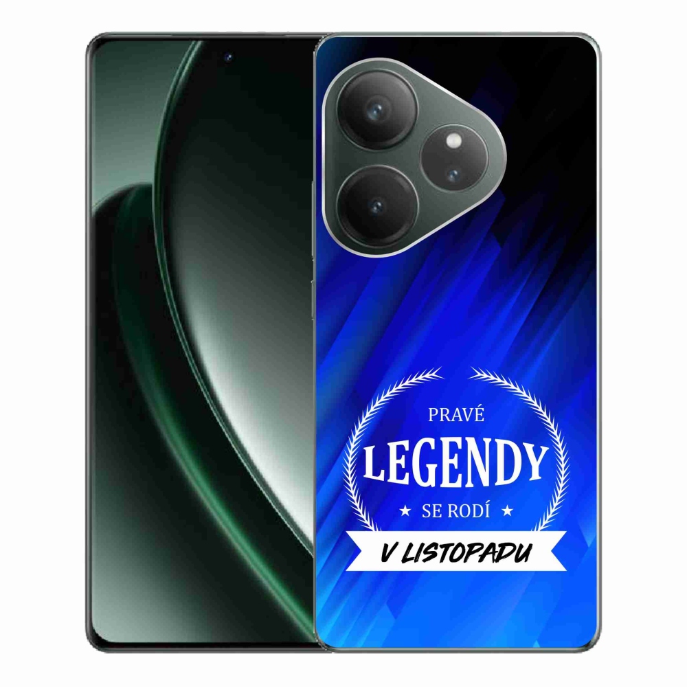 Gelový kryt mmCase na Realme GT 6 5G/GT 6T 5G - legendy v listopadu modré pozadí