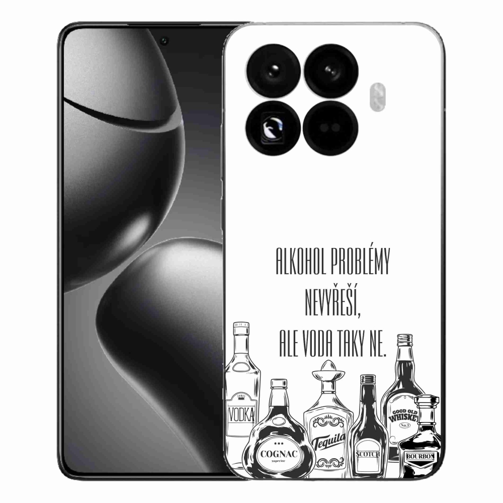 Gelový kryt mmCase na Xiaomi 15T Pro - vtipný text bílé pozadí