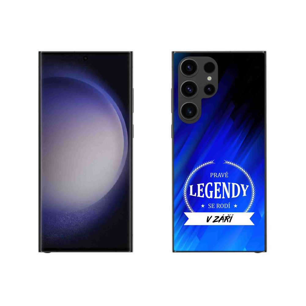 Gelový kryt mmCase na Samsung Galaxy S23 Ultra 5G - legendy v září modré pozadí