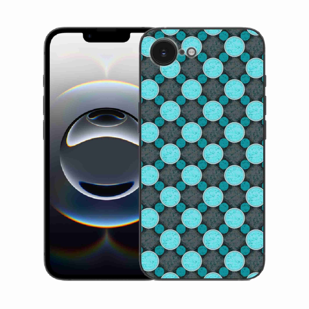 Gelový kryt mmCase na iPhone 16e - abstraktní motiv 14