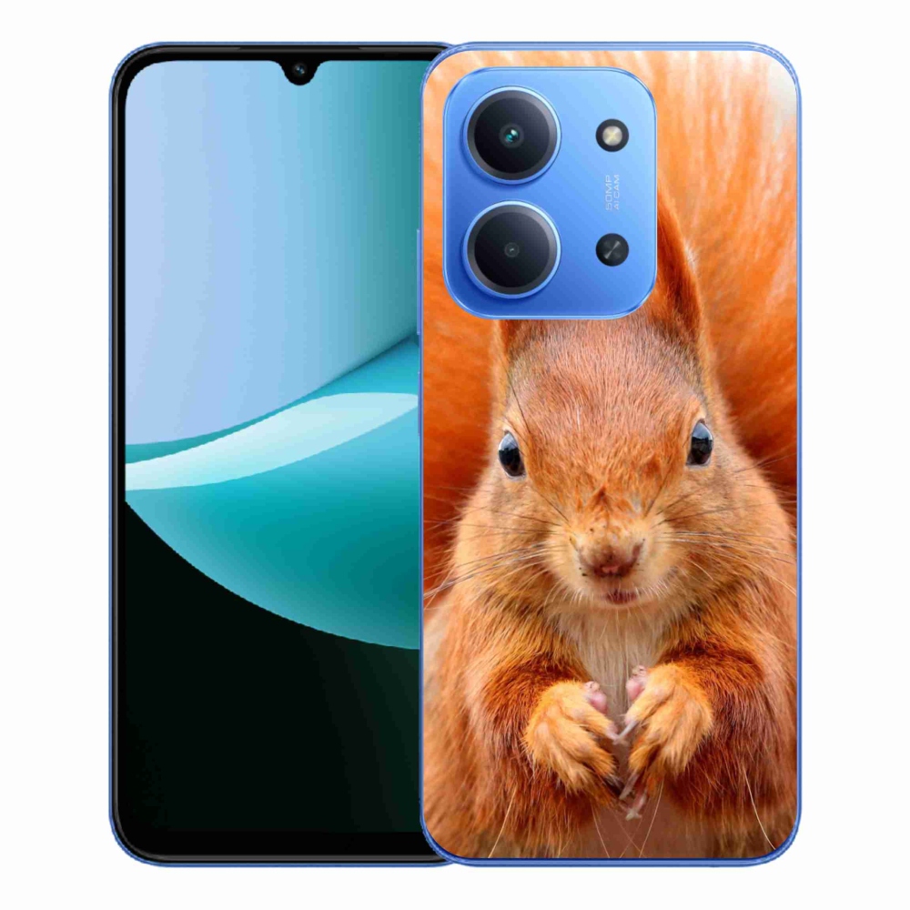 Gelový kryt mmCase na Xiaomi Redmi 15C 4G/5G (173mm) - veverka